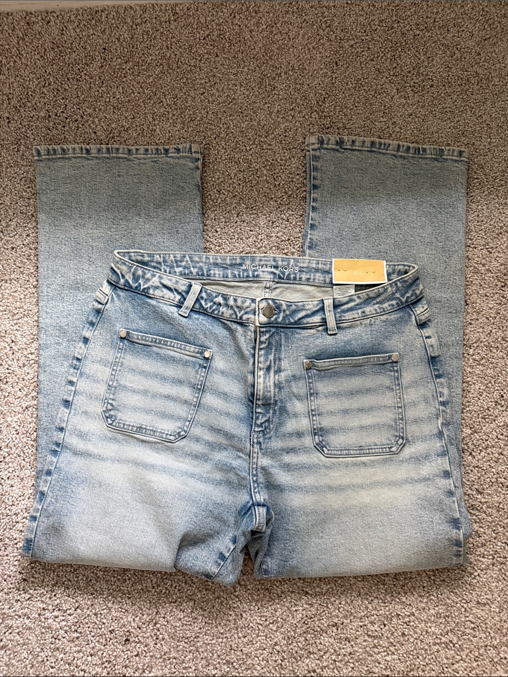 Michael Kors High Rise Selma Bootcut Jeans